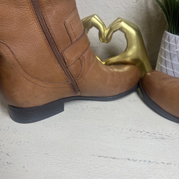 Naturalizer Womens Jessie Knee-High Buckle Detail Riding Boots Wide Calf 8WC - Picture 7 of 14